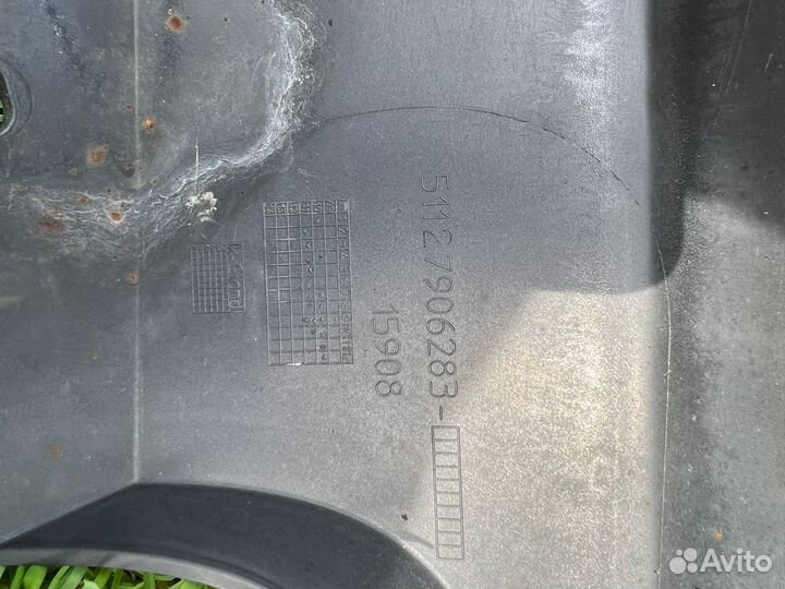 Юбка заднего бампера bmw f 10 m-пакет