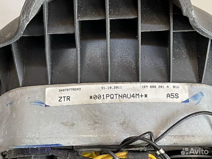 Подушка безопасности водителя VW Jetta 5 6, Golf 6