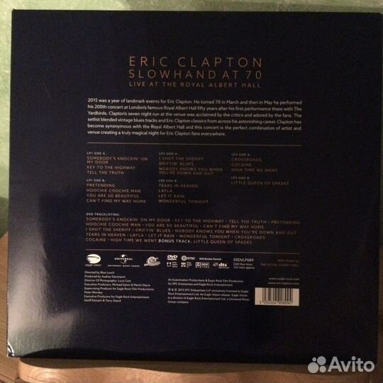 Eric Clapton/ Live Slowhand 3Lp/ I Still Do