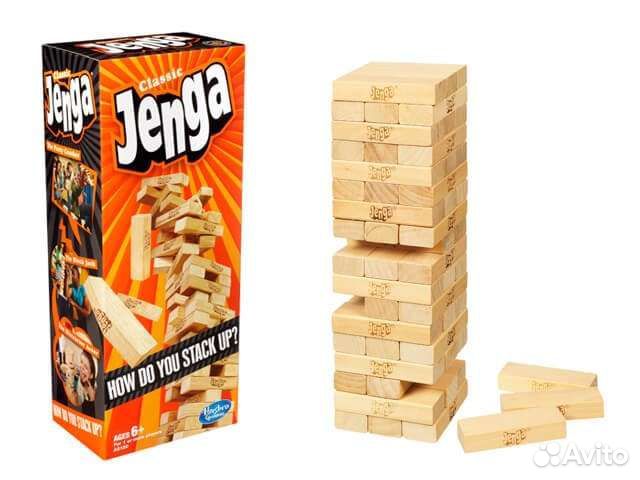 Настольная игра Jenga оригинальная от Hasbro