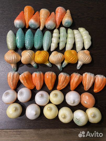 Новогодние игрушки СССР пенопласт