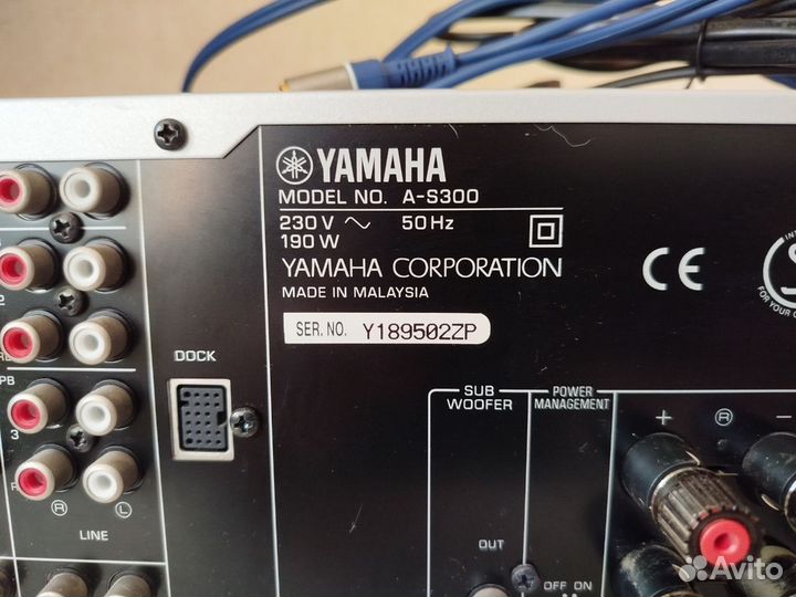 Усилитель Hi-Fi Yamaha A-S300