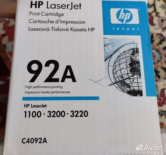 Картридж HP LaserJet 92A (C4092A) 1100/3200/3220