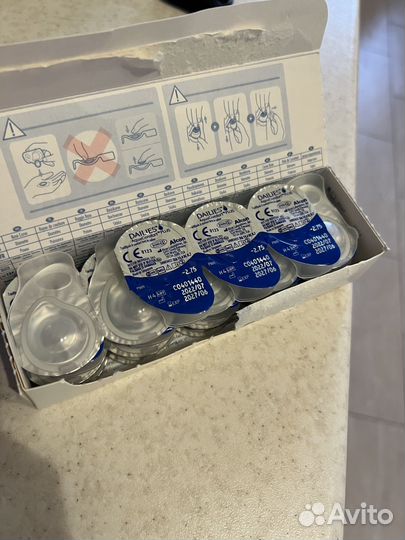 Линзы контактные однодневные