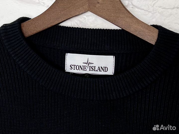 Свитер Stone Island Ribbed Black 22SS