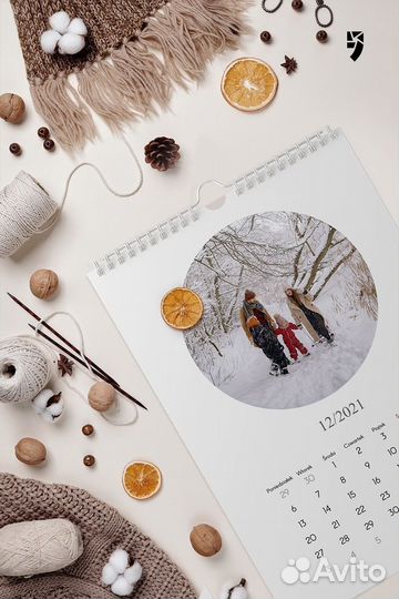 Календарь перекидной с фото 2025