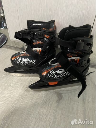 Коньки ледовые детские