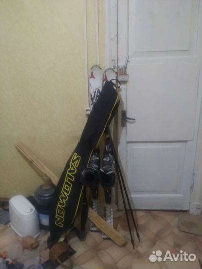 Горные лыжи и ботинки бу