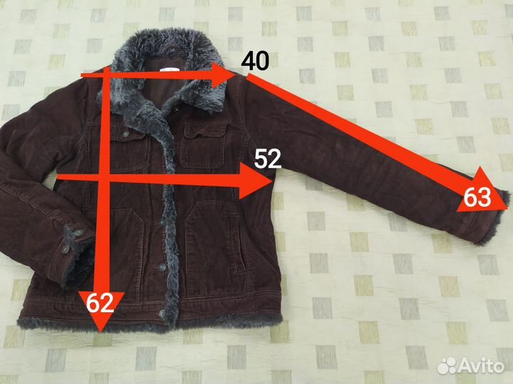 Вельветовая куртка на флисе E-vie