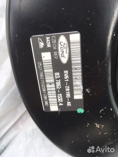 Ford Focus 3 тормозной вакуумный усилитель