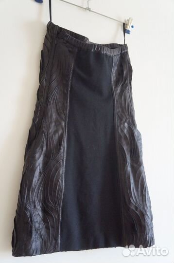 Кожаное платье Patrizia Pepe, р. 42/44