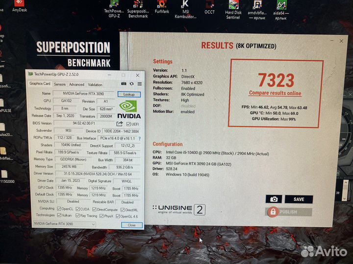MSI GamingX 3090 24Gb gddr6x