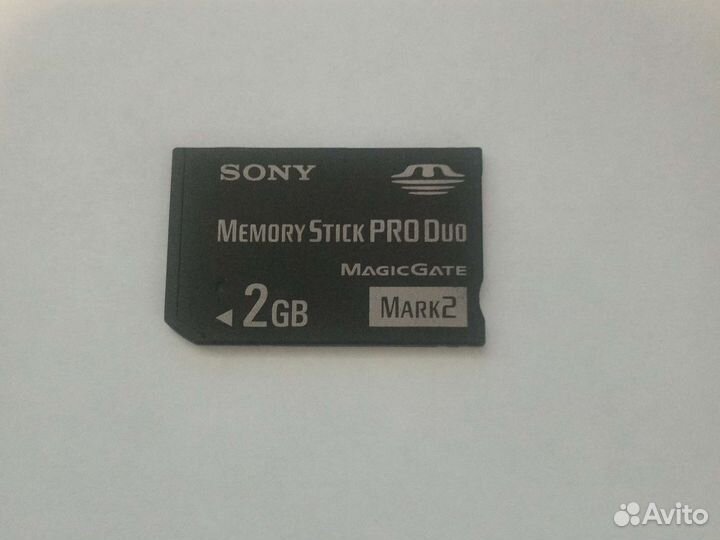 Карта памяти Sony pro duo Mark 2 2GB