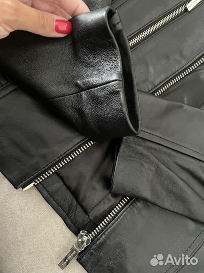 Michael kors куртка кожаная женская S, XS