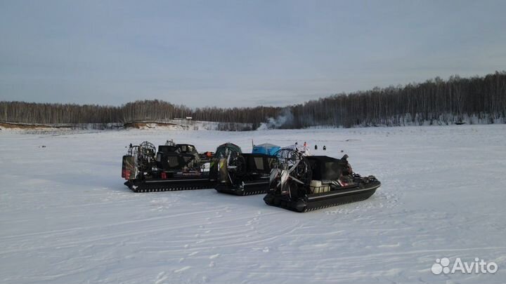 Аэролодка Sibex до 6 человек с мотором Honda