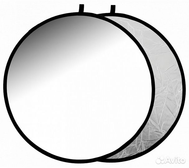 Отражатель 2в1 Raylab RF-09 серебро-белый 110см