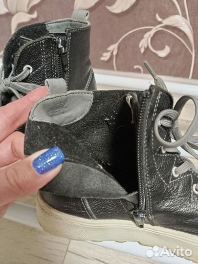 Кеды детские утепленные