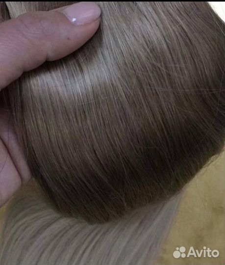 Волосы на заколках