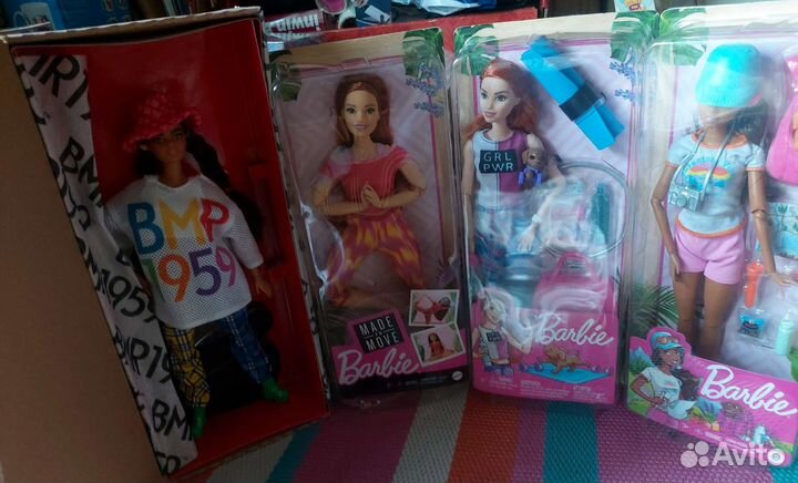 Барби новые extra, mtm, fashionistas, bmr, looks