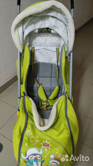 Детские санки коляска Ника 6