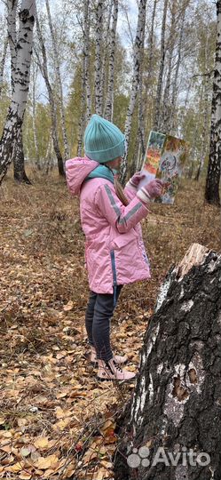 Курточка для девочки 116 (указан размер 5)