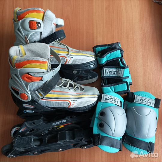 Коньки ролики 2 в 1