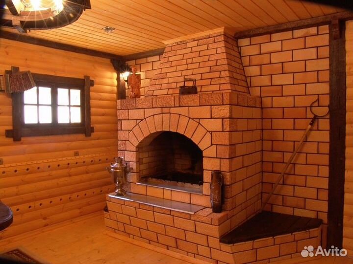 Печи камины барбекю из кирпича