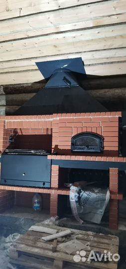 Гриль мангал барбекю / Печь из кирпича
