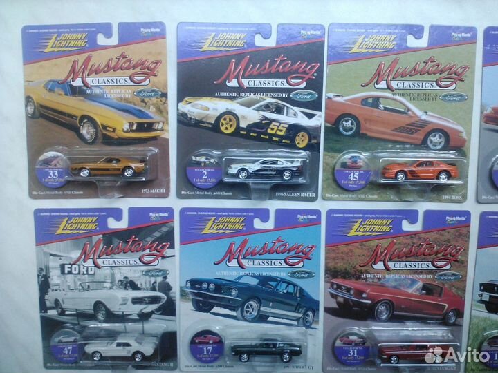 Johnny Lightning Mustang Classics и другие