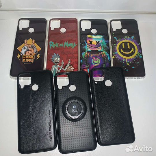Защитные стекла и чехлы Realme C25s