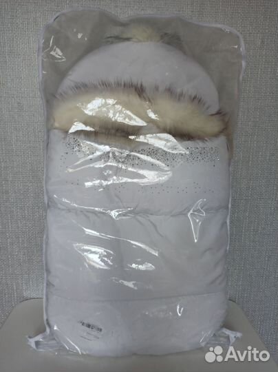 Новый конверт на овчине +хб одеялко