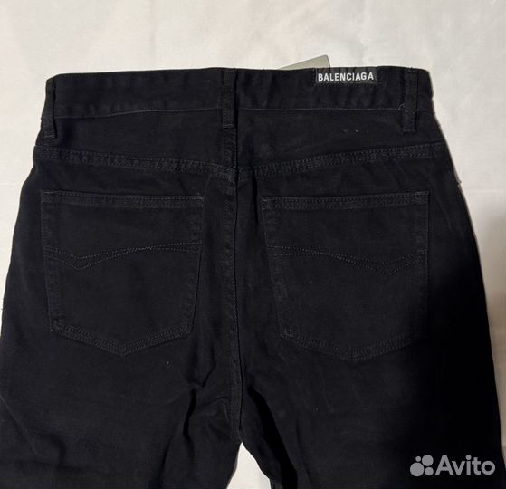 Джинсы Клеш Balenciaga Black