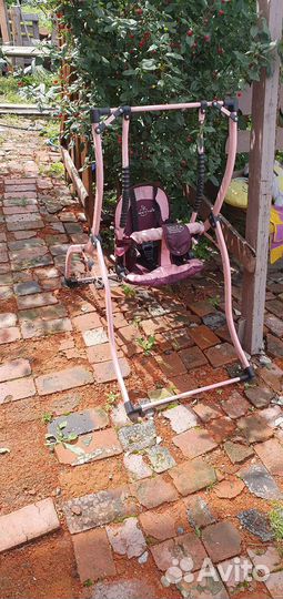 Продам коляску с качелькой