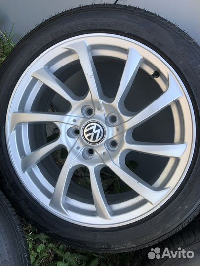 Новые колёса лето R17 на Volkswagen Caddy lV VAG