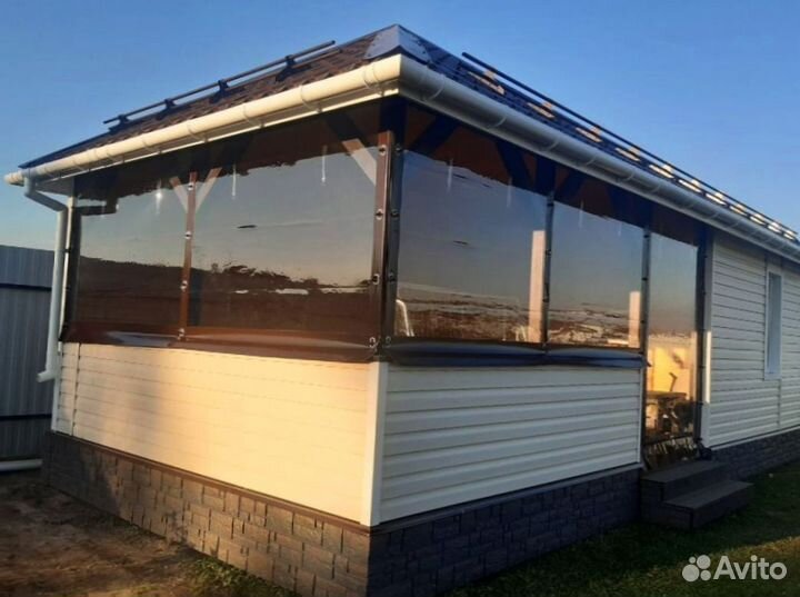 Мягкие окна для террасы / выезд на замер