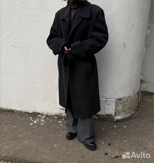 Винтажное твидовое пальто как Harris tweed винтаж