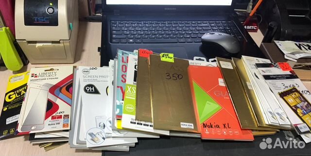 Защитное стекло прозрачное для Nokia