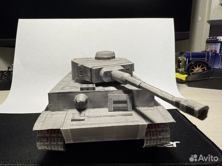 Модель танка Тигр из бумаги