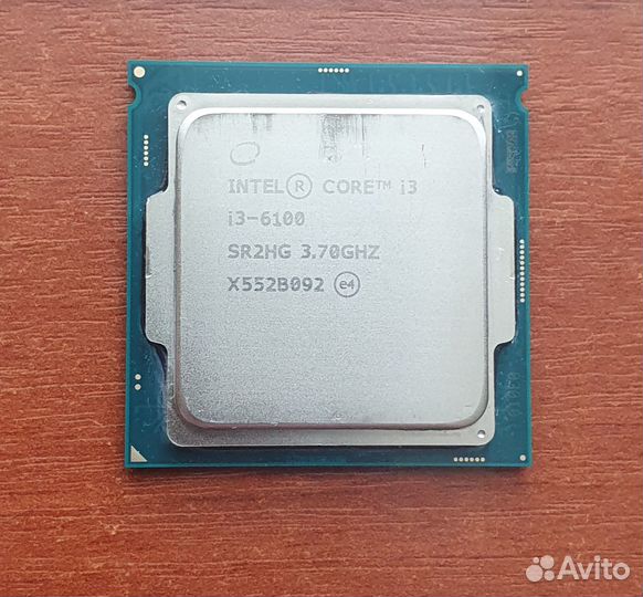 Процессор 1151 Intel i3 6100