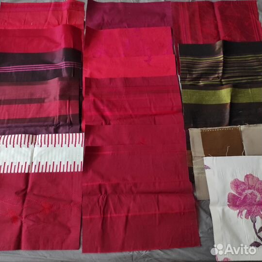 Витринные образцы портьерной ткани