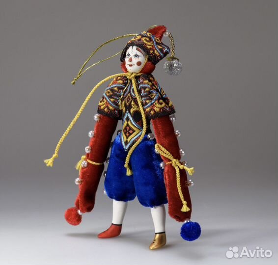 Кукла эксклюзивная ручная работа клоун