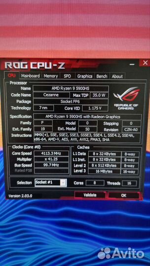 Asus ROG zephyrus G15 ga503qs