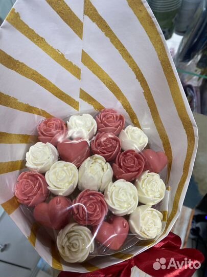 Шоколадный букет цветы Микс 200 гр