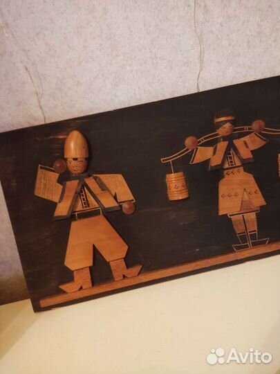 Настенное панно СССР из дерева