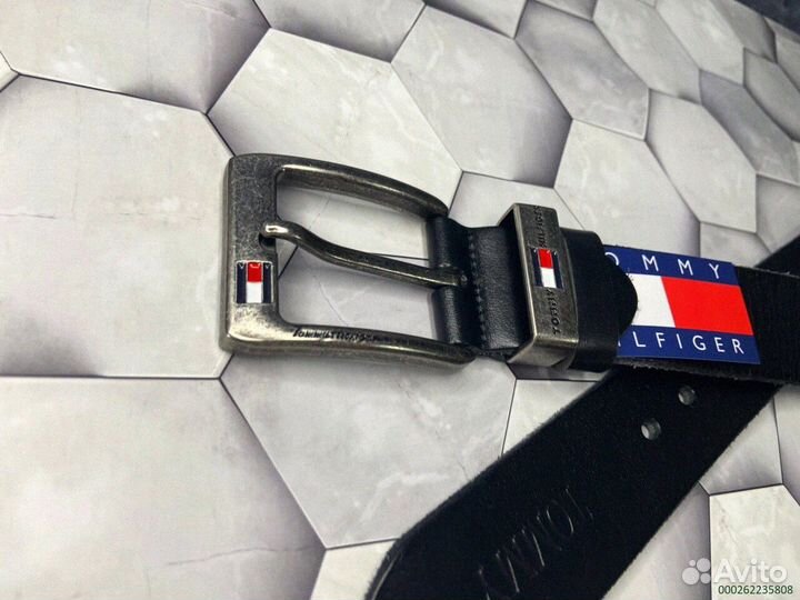 Кожаный мужской Ремень Tommy Hilfiger