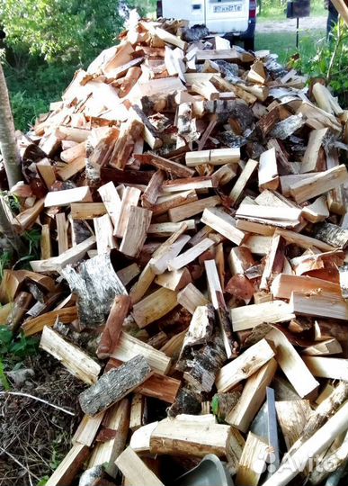 Дрова в укладку любого объема Березовые в Выборге