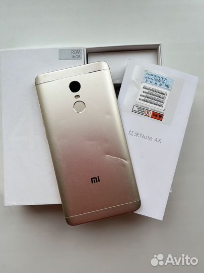 Xiaomi Redmi Note 4X, 3/16 ГБ