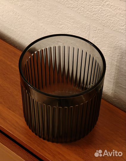 Стеклянное кашпо для орхидеи