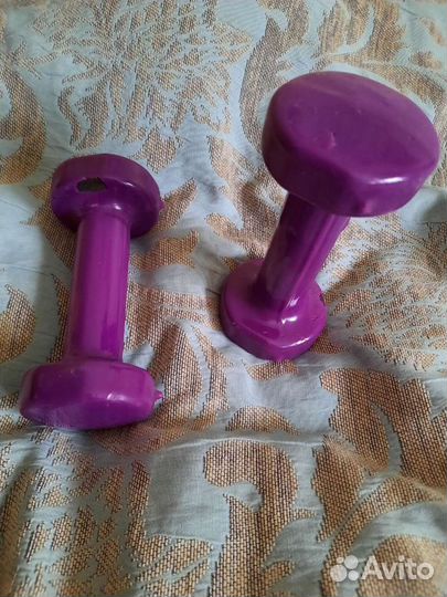 Гантели бу 1.3 кг спорт фитнес