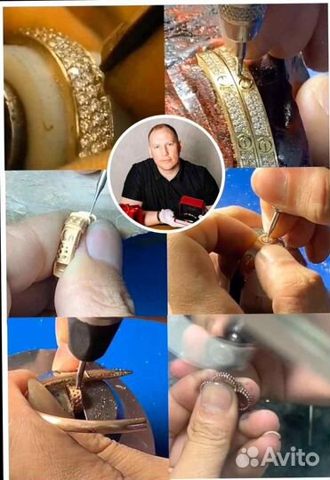 Картье браслет гвоздь 0,18 ct